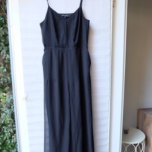 Black Silk Maxi Dress by Broadway & Broome. Sz 4